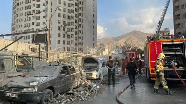 حملات سنگین آمریکا و اسرائیل به مراکز نظامی در تهران