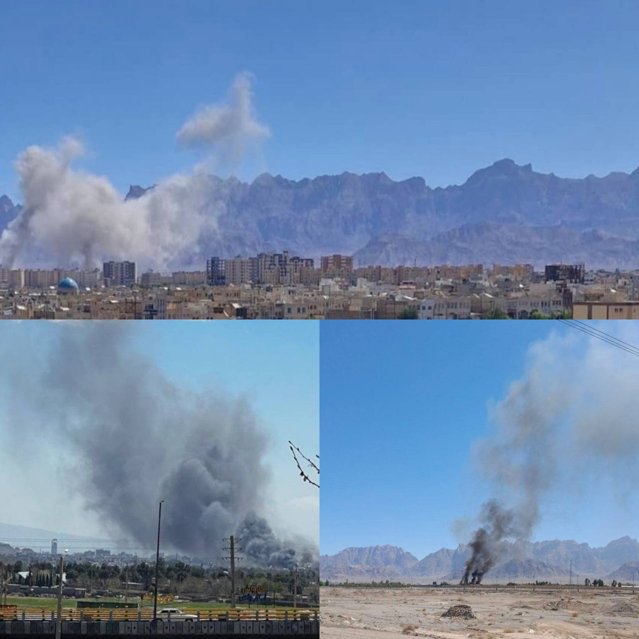 حملات هوایی به چندین مرکز نظامی و دانشگاهی ایران