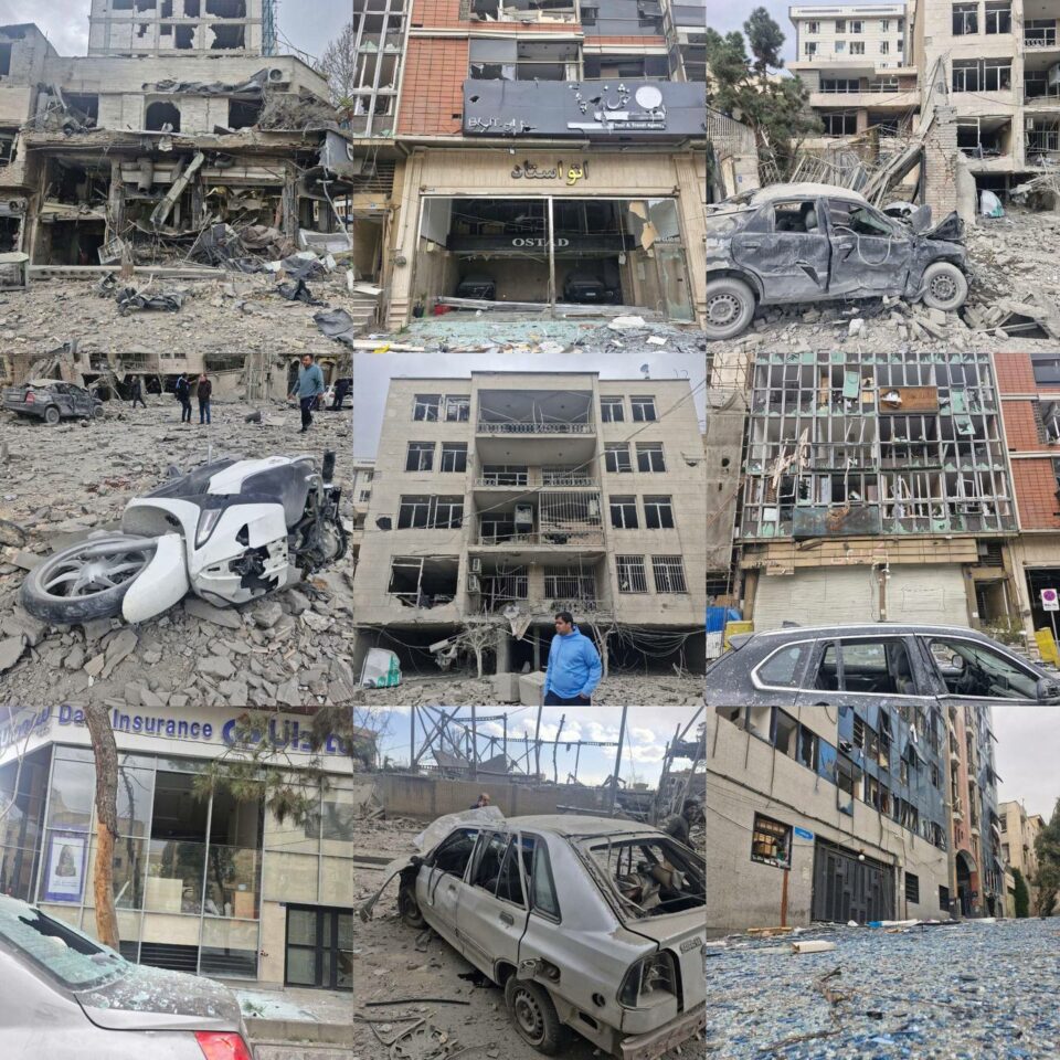 گزارشی از دور تازه حملات ارتش اسرائیل به ایران3