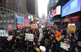 گسترش اعتراضات جهانی علیه جنگ