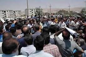 اعتراض کارگران صفادشت به بیکاری ناشی از شرایط جنگی