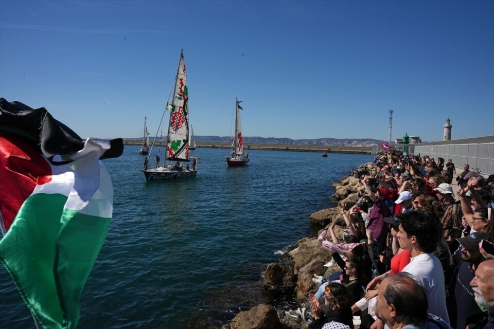 بازداشت کاروان دریایی حامی فلسطین توسط رژیم اسرائیل 1