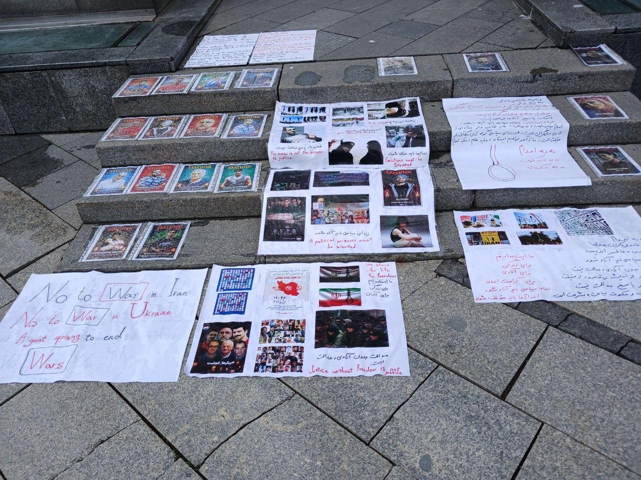 برگزاری آکسیون اعتراضی در کی‌یف در حمایت از لغو اعدام