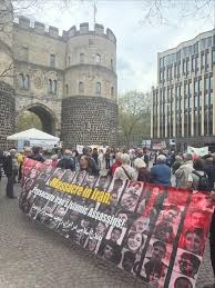 برگزاری تجمع اعتراضی در کلن در محکومیت اعدام‌ها