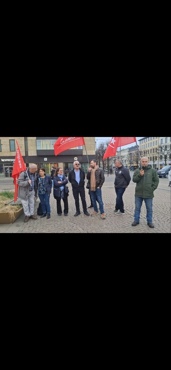 تجمع ایرانیان آزادیخواه در گوتنبرگ علیه اعدام ها در ایران