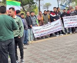 تجمع رانندگان و مالباختگان شرکت گلوبال در تبریز