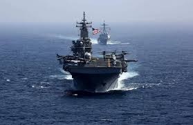 حضور گسترده ناوهای آمریکایی در محاصره دریایی ایران