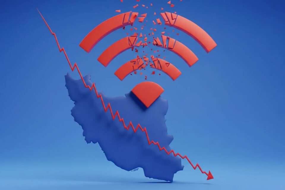 عبور قطعی اینترنت در سراسر ایران از هزار ساعت3