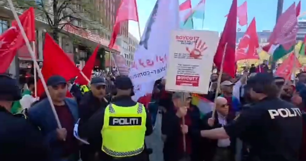 برگزاری راهپیمایی روز جهانی کارگر در اسلو