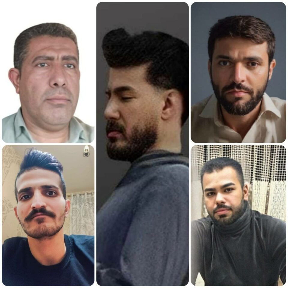 تأیید و ابلاغ حکم اعدام پنج زندانی سیاسی در اهواز
