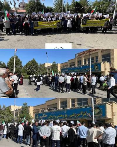 ادامه اعتراض پرستاران نیشابور