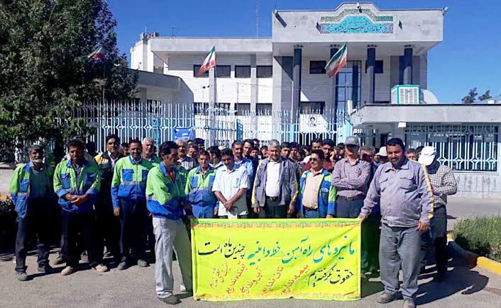 اعتراض کارگران نگهداری خط و ابنیه فنی راه‌آهن  کرج