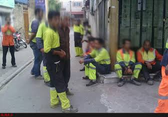  تجمع کارگران شرکتی شهرداری