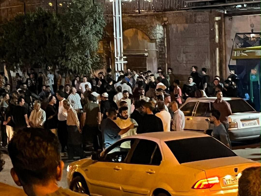 تجمع شهروندان معترض به اعدام در سنندج