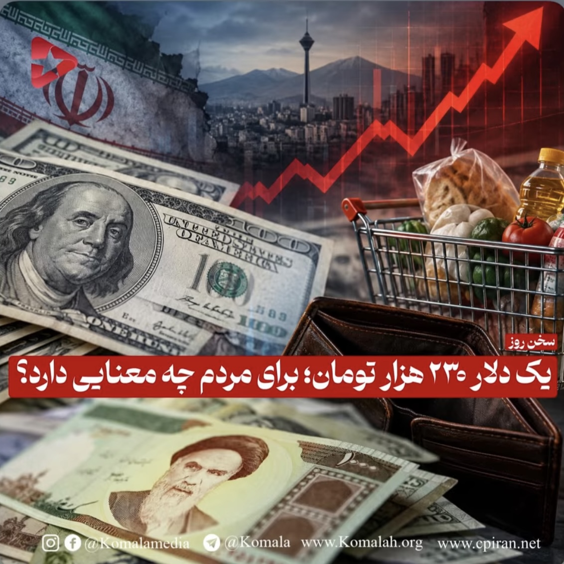 یک دلار ۲۳۰ هزار تومان؛ برای مردم چه معنایی دارد؟