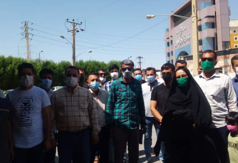 ادامه تجمع جوانان جویای کار شهر حُر