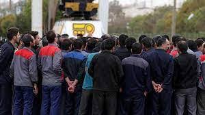 تجمع اعتراضی کارگران واگن سازی زرند