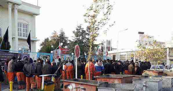تجمع کارگران پیمانکاری شهرداری بابل