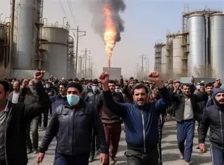 ادامه اعتصاب کارگران خط ششم گاز در ایستگاه‌های بیدبلند و اهواز