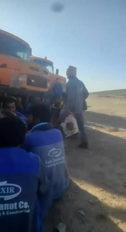 اعتراض کارگران معدن طلا و مس جانجا سفیدآبه