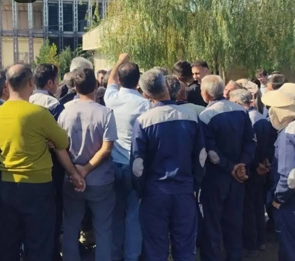 اعتراض کارگران نوید بابکان شهربابک