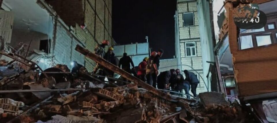 انفجار مرگبار گاز شهری در یک ساختمان پنج طبقه در تبریز