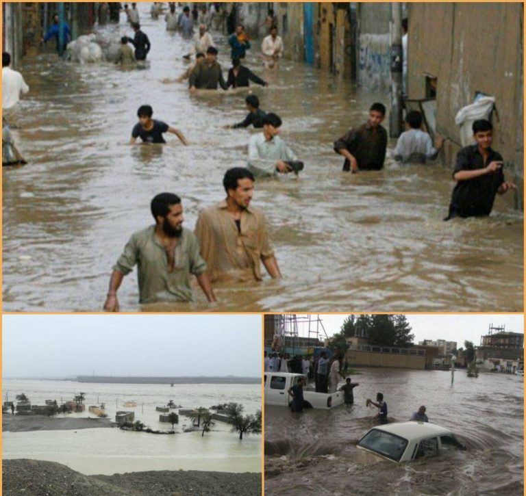 خسارات وسیع سیلاب در شهرهای سیستان و بلوچستان