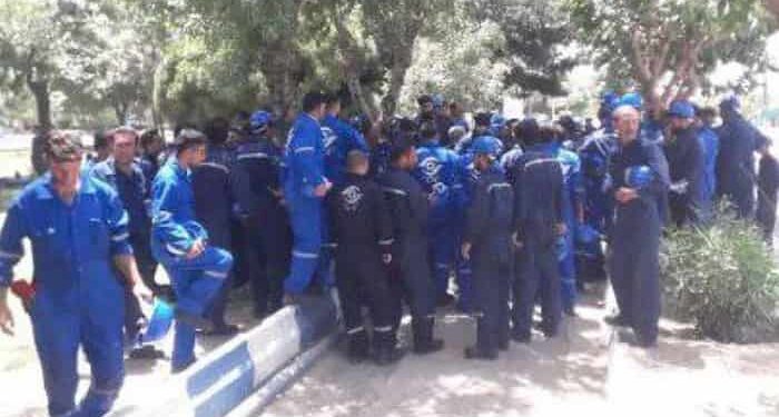 اعتصاب کارگران اورهال پالایشگاه نفت تهران