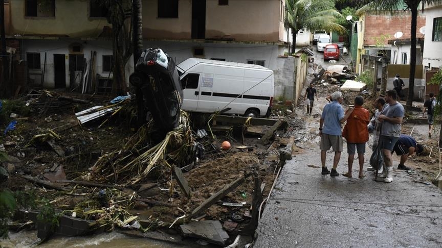 افزایش شمار قربانیان بارش سنگین باران و رانش زمین در برزیل