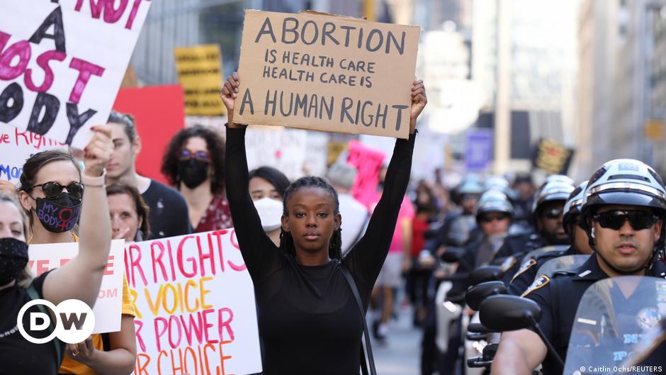 تظاهرات معترضان به لغو قانون سقط جنین در اوهایو