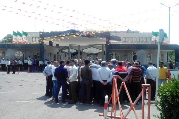 اعتراض کارگران کنتورسازی ایران قزوین