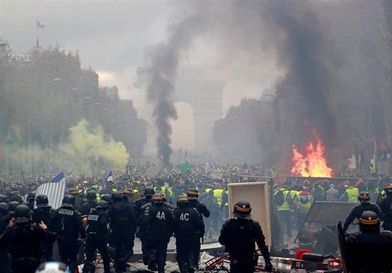 پیوستن سایر کشورهای اروپایی به اعتراضات در فرانسه