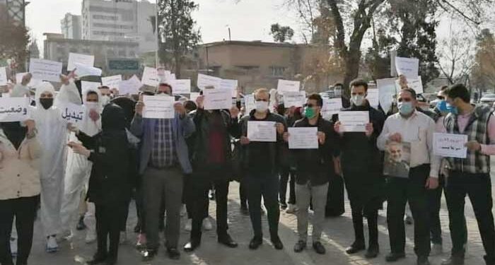 تجمع اعتراضی پرستاران در شیراز و تهران