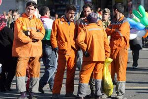 اعتراض کارگران شهرداری زاهدان