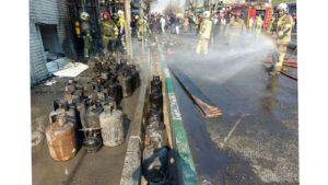 انفجار و آتش‌سوزی در شرکت گاز بوتان اهواز