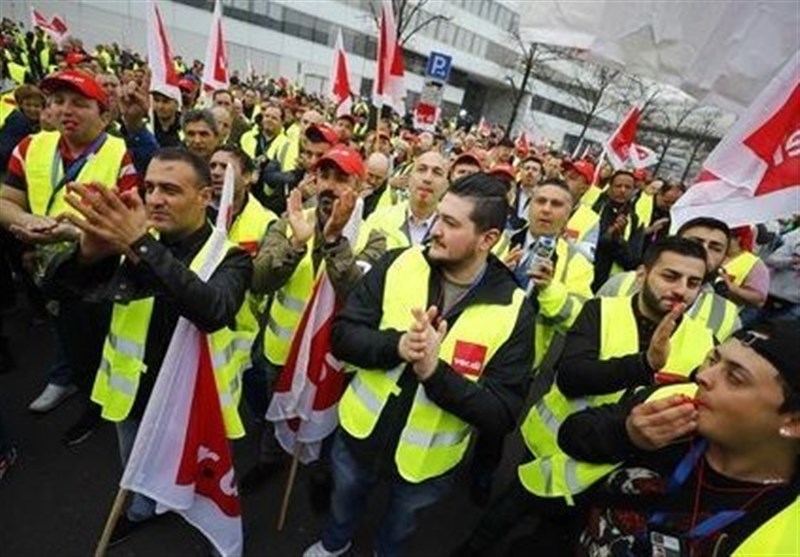 تداوم اعتصابات کارگری بخش حمل و نقل اروپا