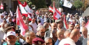 تظاهرات بازنشستگان لبنان