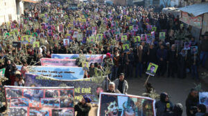 تظاهرات هزاران نفری در منطقه عفرین