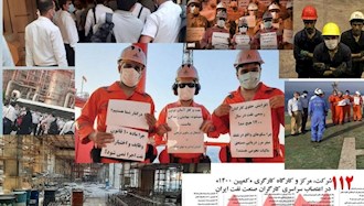 گسترش اعتصابات کارگران صنایع نفت،فولاد و معدن در شهرهای مختلف