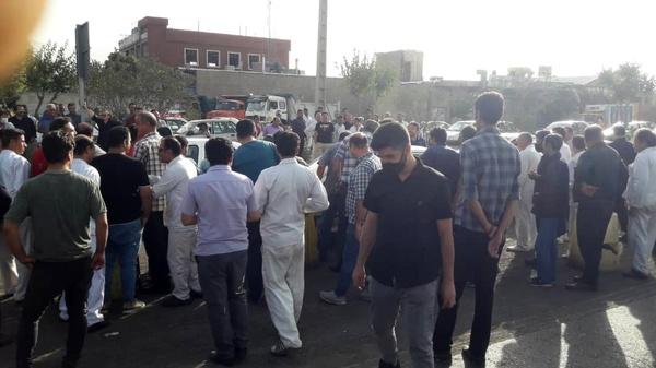 اعتراضی کارگران کارخانه داروگر تهران