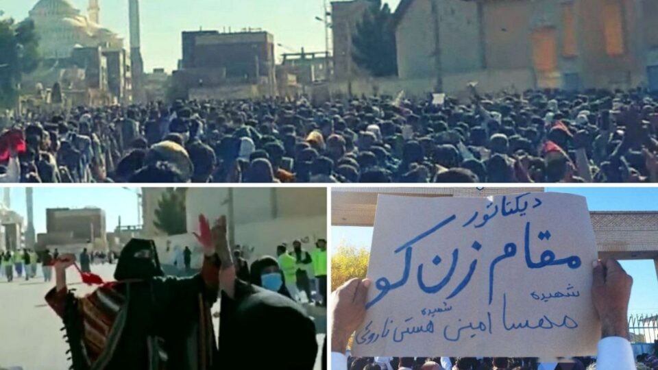 تداوم تظاهرات ضد حکومتی در زاهدان4