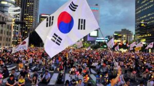 تظاهرات معلمان در کره جنوبی