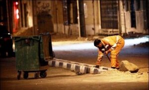 ادامه اعتراض کارگران شهرداری ایرانشهر