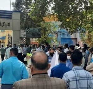 اعتراض کارکنان مخابرات در مازندران