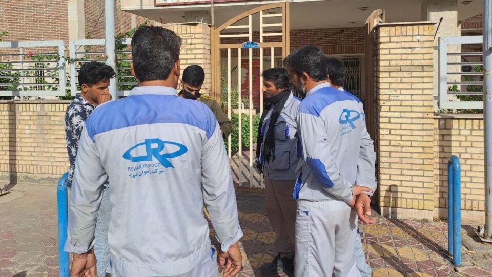 تجمع اعتراضی کارگران ابنیه فنی راه‌آهن جنوب شرق2