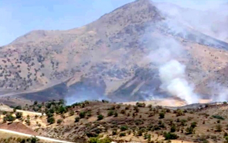 توپ‌باران منطقه‌ای در استان کردستان به دست نیروهای سپاه