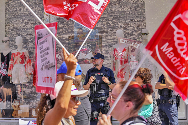 دومین اعتصاب و اعتراض کارگران فروشگاه‌های لباس اسپانیا