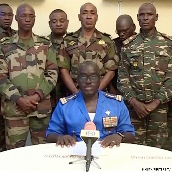 اعلام کودتا فرماندهان نظامی نیجر
