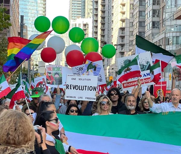 تظاهرات ایرانیان خارج از کشور علیه جمهوری اسلامی