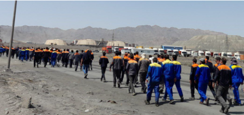 سومین روز از اعتصاب کارگران معدن سنگ‌آهن چادرملو 
